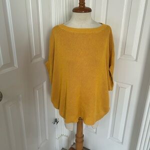 Ralph Lauren Yellow Crew Neck Sweater Soft Knit Relaxed Fit